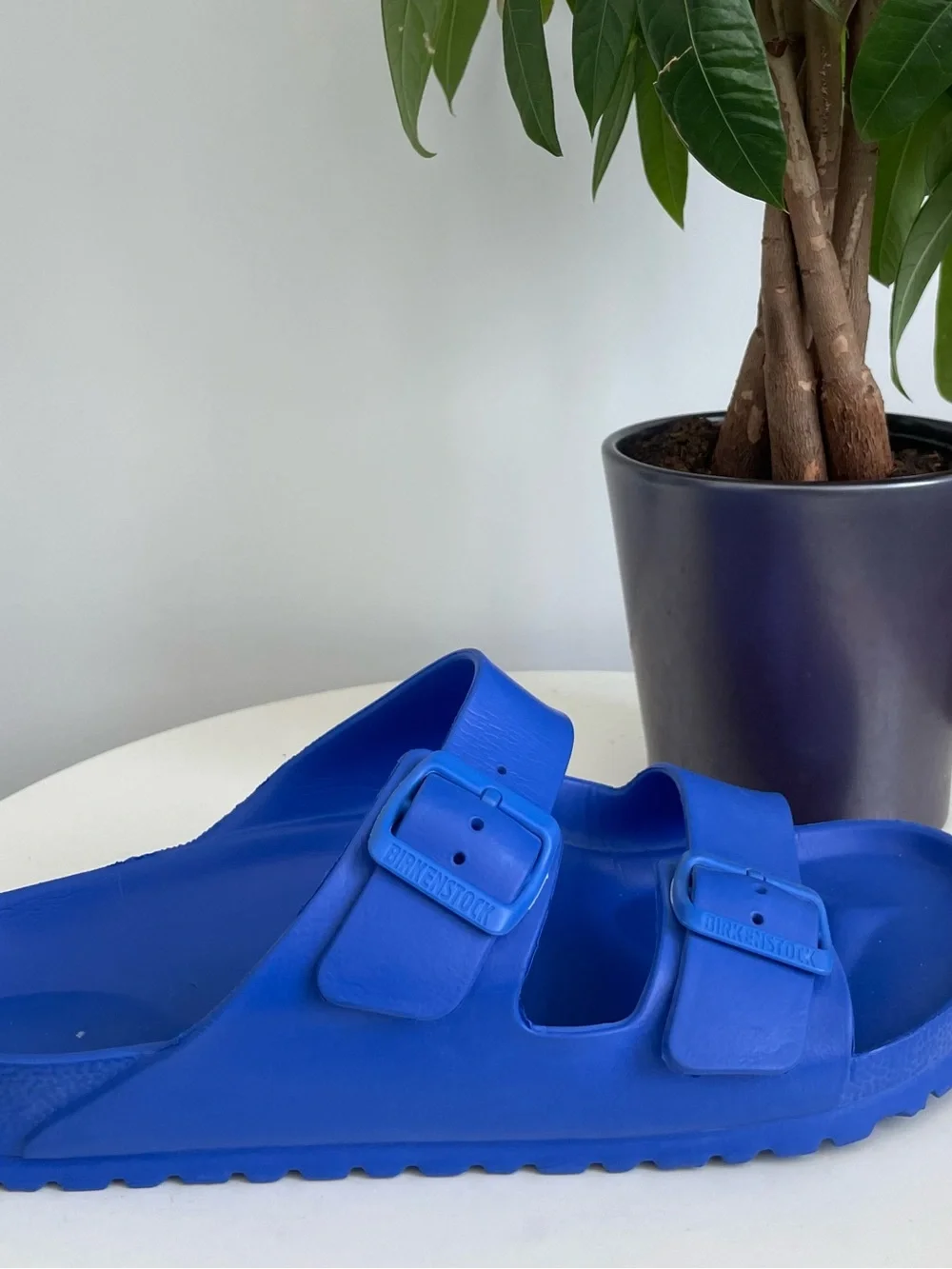 Men Size 10 Birkenstock Arizona Ultra Blue EVA Royal Sandals Slip-ons